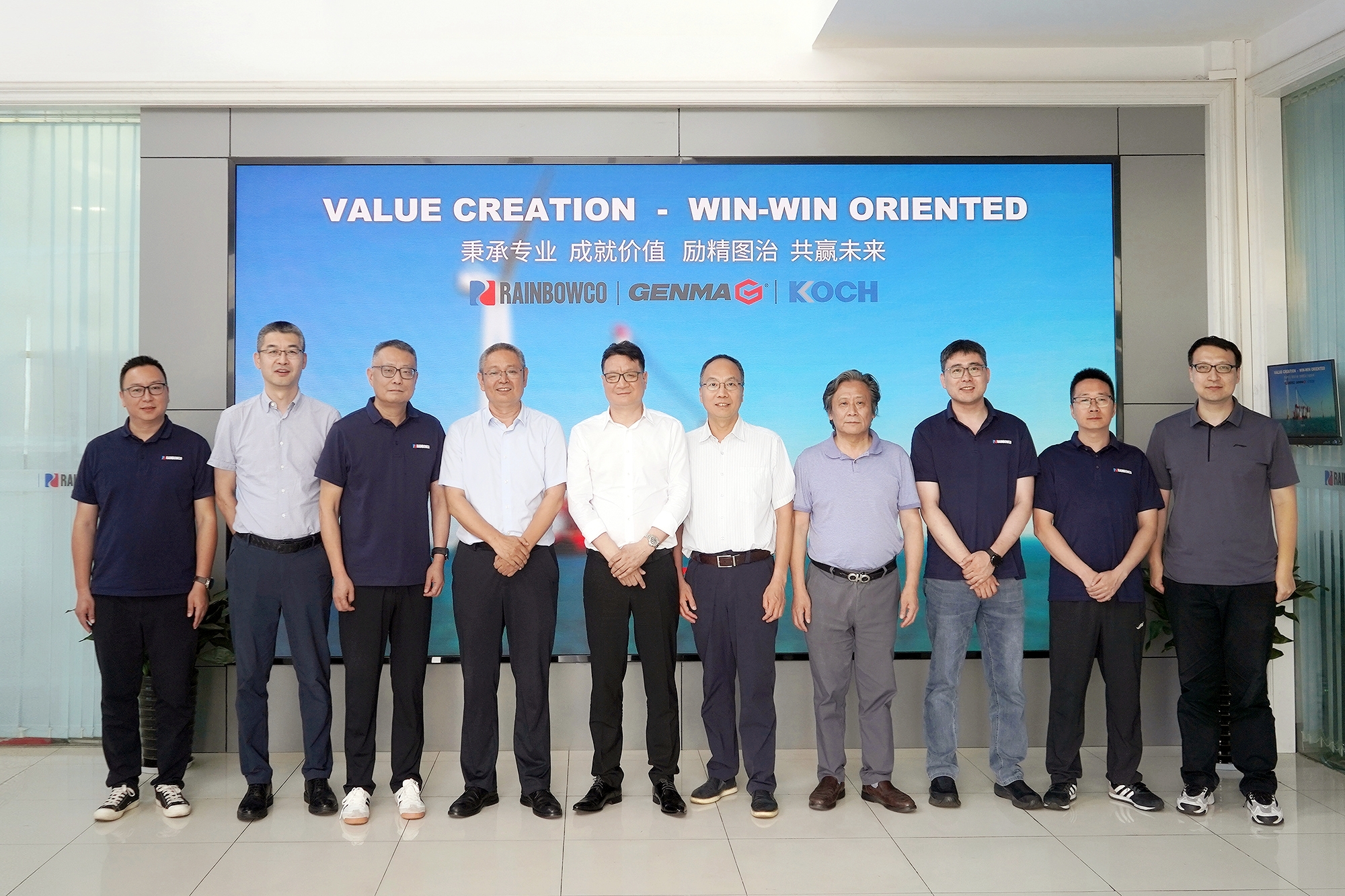 ABB电气传动到访GENMA制造基地子公司威廉希尔重机(图1)