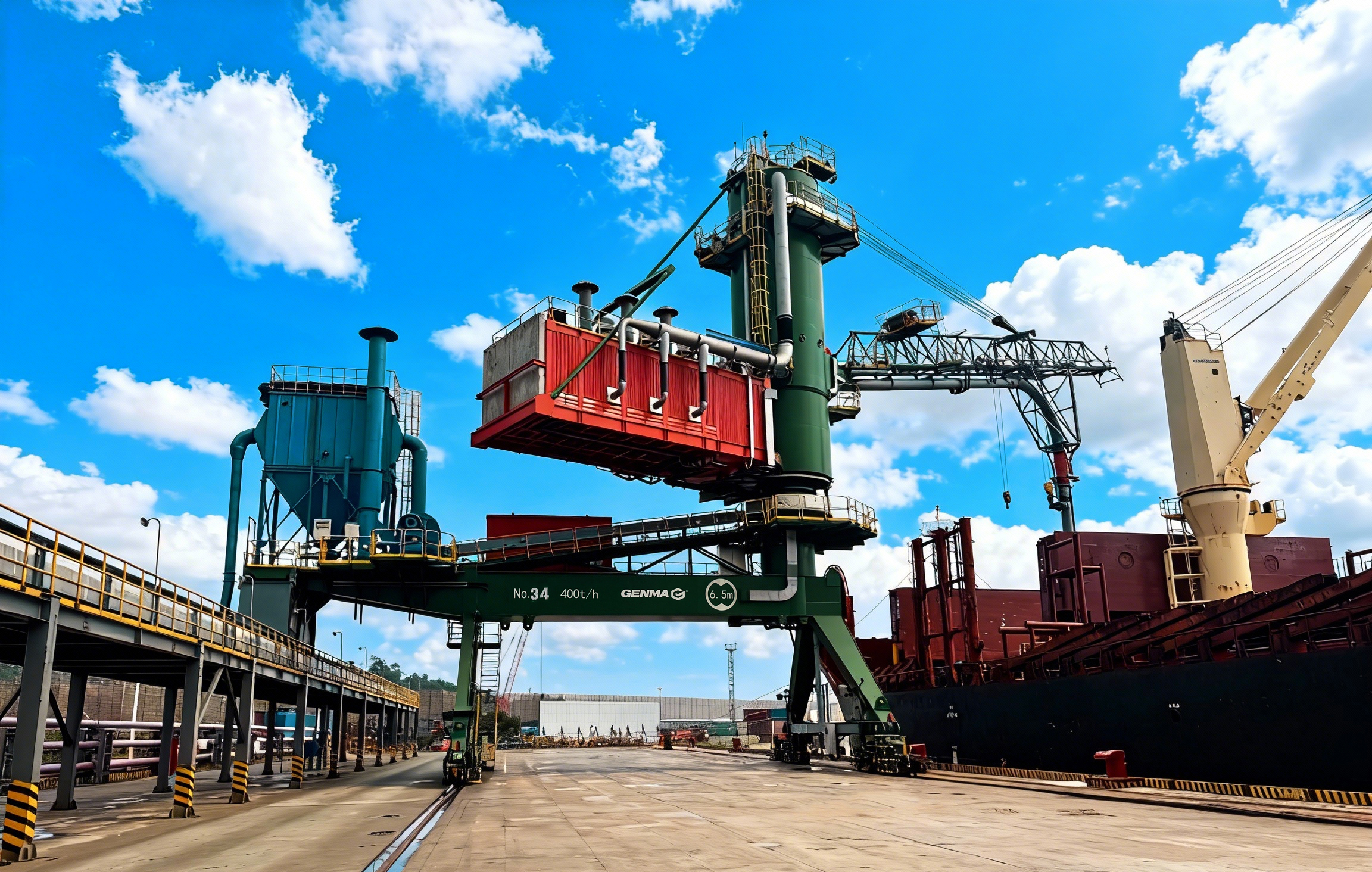 “GENMA给力!”客户锦旗诠释GENMA气力卸船机六个“真本事”(图3) “GENMA给力!”客户锦旗诠释GENMA气力卸船机六个“真本事”(图3)
