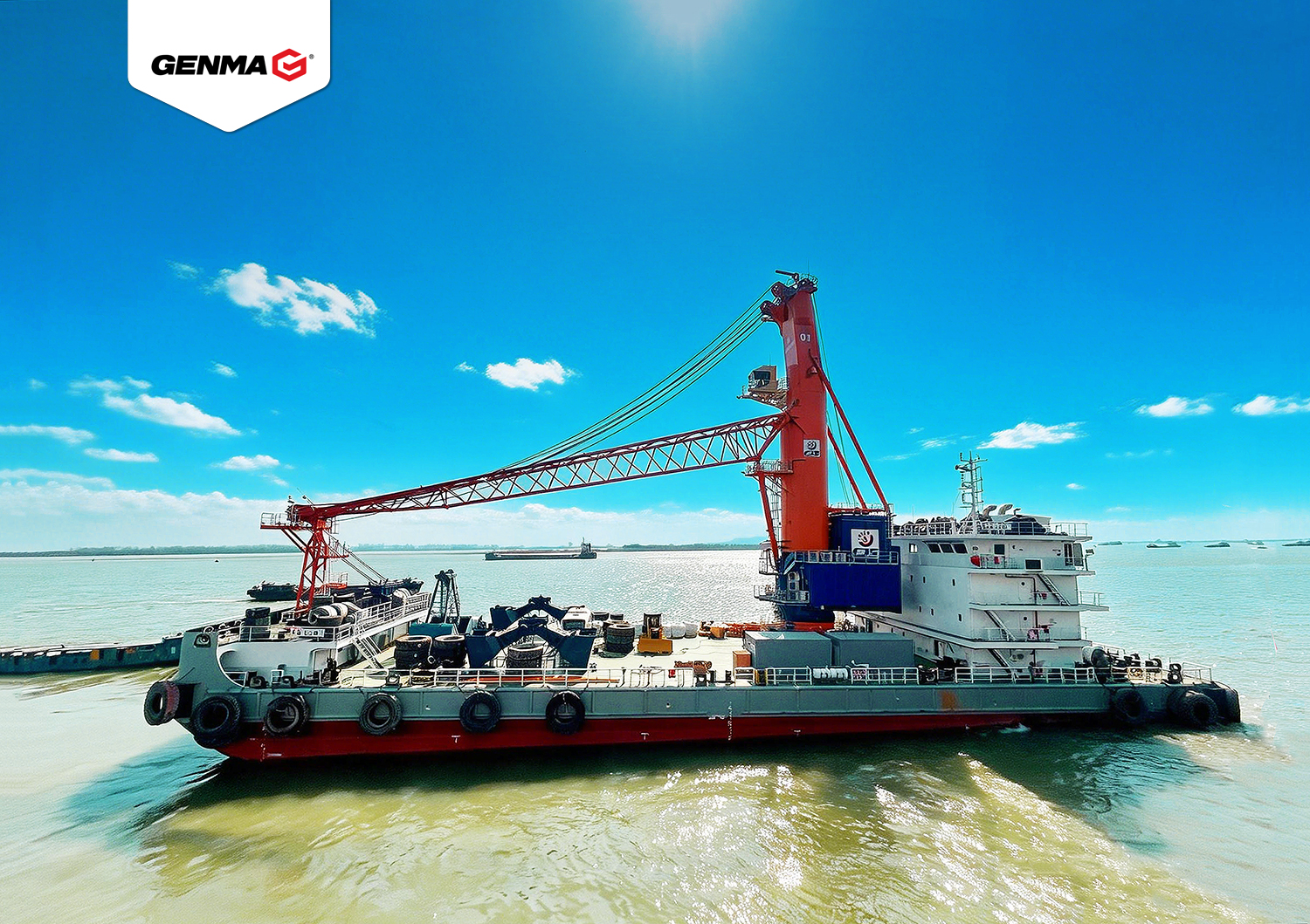 GENMA连续交付三台过驳吊(图1)