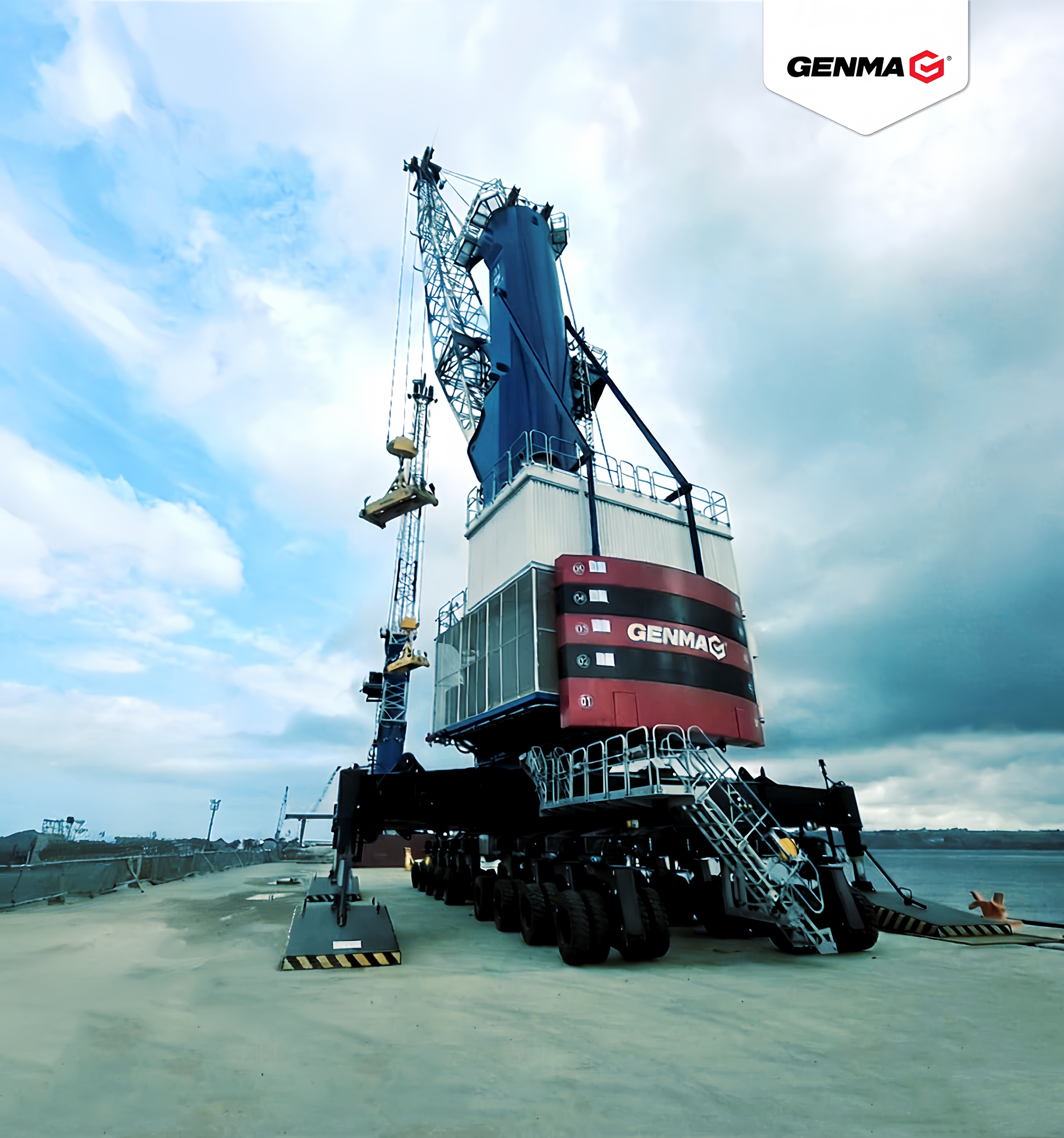 交付+2，GENMA两台MHC将服务安哥拉卡约新港未来运营(图1)