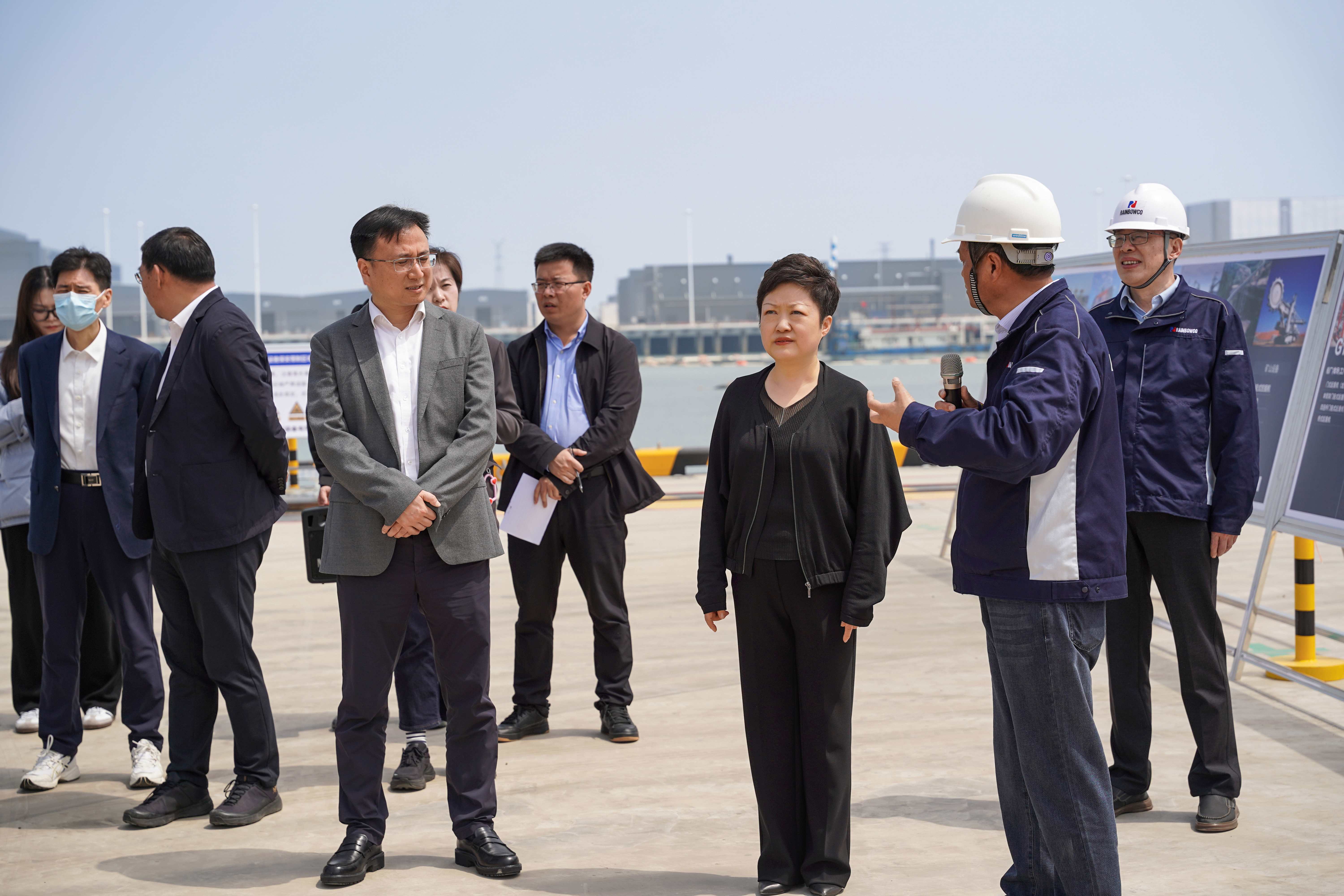 南通市委副书记、市长张彤一行调研威廉希尔智装通州湾项目(图1) 南通市委副书记、市长张彤一行调研威廉希尔智装通州湾项目(图1)